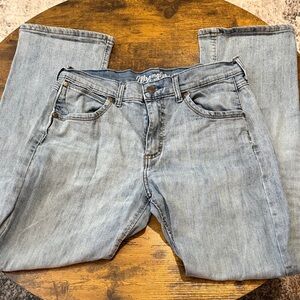 Wrangler Retro slim boot Men's Light Blue Relaxed Jeans 32x34